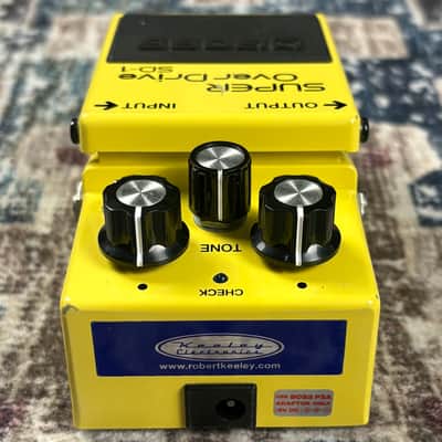 2004 Boss SD1 Super Overdrive Keeley Modded Silver Label Guitar Effect Pedal W/ Original Box! image 7