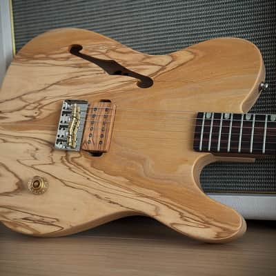 Suwak Custom Guitars Thinline T "Jr." Natural Esche & Olive Body, Korina Hals, Ebenholz Griffbrett uvm. 2026 - Natural image 19
