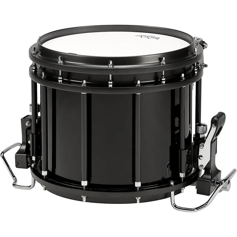 Sound Percussion Labs MSDHT1412XBK 14x12" High-Tension Marching Snare Drum with Carrier image 1