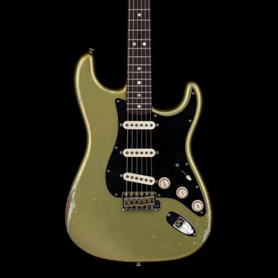 Mint Fender Custom Shop Levi Perry Masterbuilt Empire 67 Stratocaster Relic - Super Aged Sage Green Metallic #78899 image 3