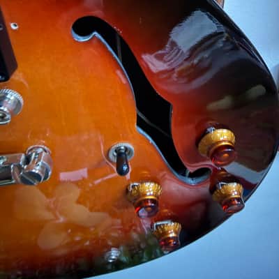 Gibson Memphis ES-335 Studio (4-Knob) 2016 - 2018 - Sunburst image 11