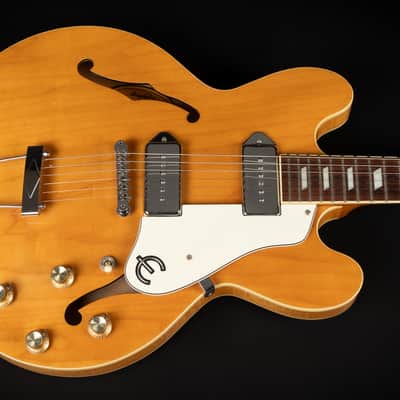 2001 Epiphone Casino Reissue - Natural | Korea Peerless Hollowbody P-90 Pickups 2.6kg | OHSC image 4