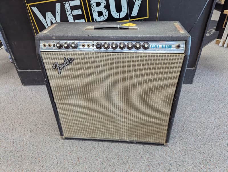 Used Fender Super Reverb 2-Channel 40-Watt 4x10" Guitar Combo 1970 - 1977 - Silverface image 1