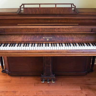 Wm. Knabe Upright Piano Mignonette 1942 Walnut image 1