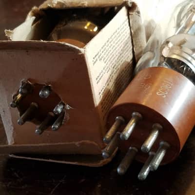Pair IOB 1625 VT-136 Ken-Rad JAN NOS radio audio vacuum tubes valves tested 1943-1944 Type image 6