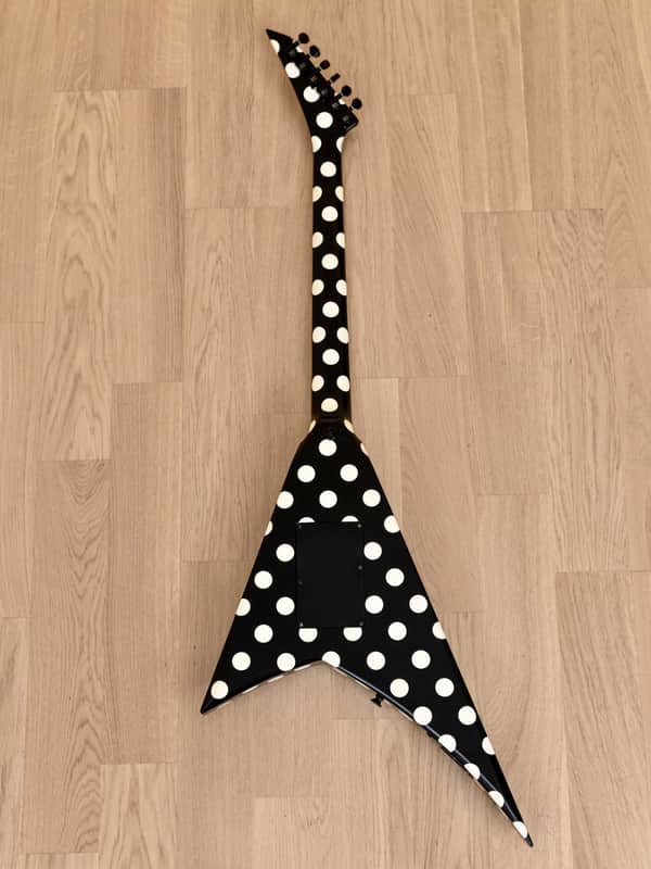 2006 Jackson Stars Randy Rhoads RR-J2 Polka Dot Flying V Near Mint