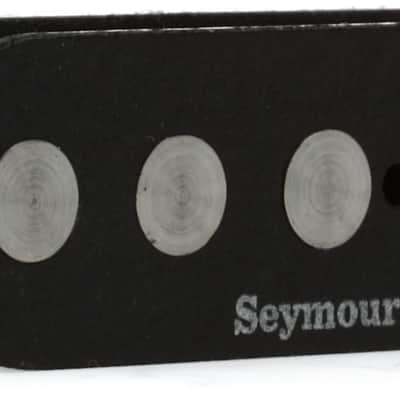 Seymour Duncan SSL-4 Quarter Pound Flat Pole Neck/Bridge Strat Single Coil Pickup - Black image 1
