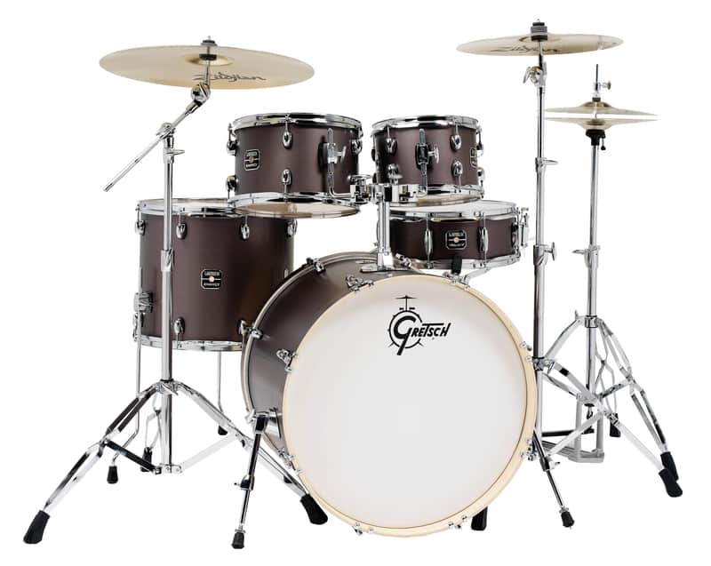 Gretsch Energy Series 10" / 12" / 16" / 22" / 5.5x14" 5pc Kit w/ Zildjian Cymbals image 1