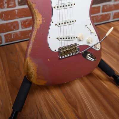 Fender Custom Shop Yngwie Malmsteen Stratocaster Heavy Relic Burgundy Mist Metallic 2026 w/OHSC image 9