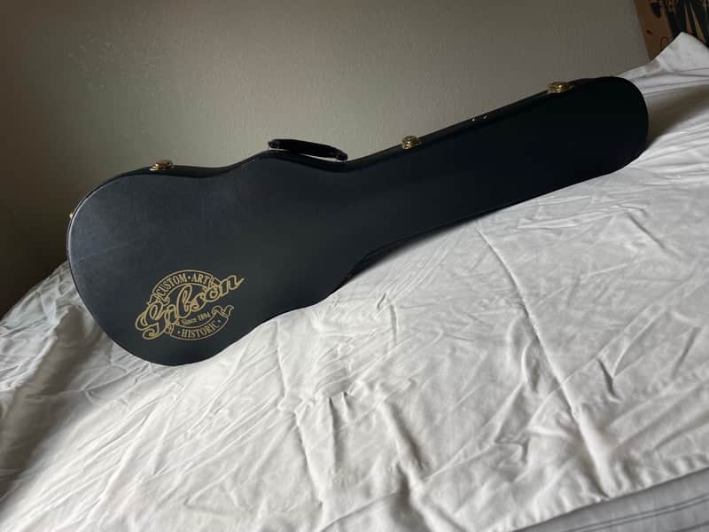 Early 2000's Gibson Custom Shop "Custom/Art/Historic" Les Paul Black Tolex Plush Hardshell Case image 1