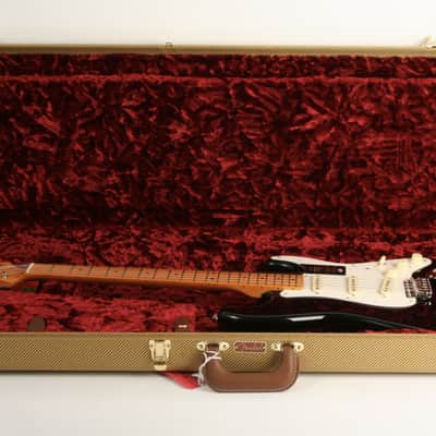 Fender American Vintage II 1957 Stratocaster Maple Fingerboard Black V2448088 image 12