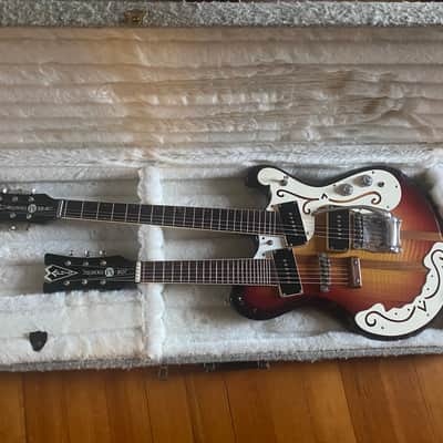 Super Rare Mosrite Joe Maphis Doubleneck Semie Moseley Signed 1986 image 1
