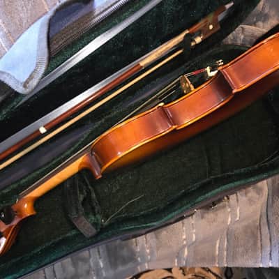 Suzuki Etude 220 Size 3/4 Violin, Japan, w/ case & bow, Very Good Cond image 8