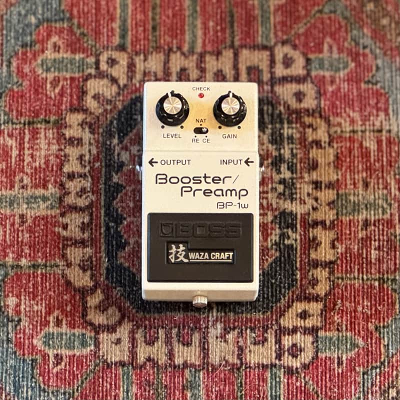 Boss BP-1W Booster / Preamp Waza Craft 2023 - Present - White image 1