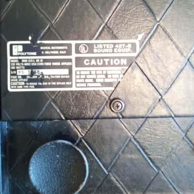 Polytone Mini-s15 L or B 80s guess - Black Tolex image 4
