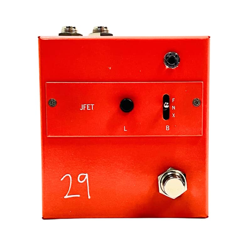29 Pedals JFET Boost Effect Pedal, Russo Music Exclusive Highlighter Orange image 1