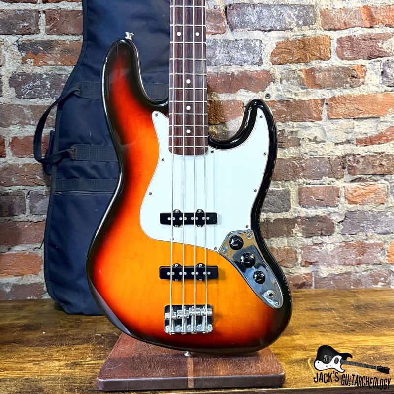 Fender Standard Jazz Electric Bass *MIM* w/GB (2000s - Brown Sunburst) image 1