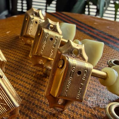 Gibson Gold Deluxe Double Line Tuners 1969-1974 image 3