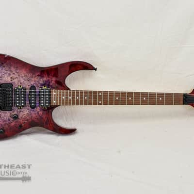 Ibanez RG470PB Poplar Burl - Red Eclipse Burst image 4