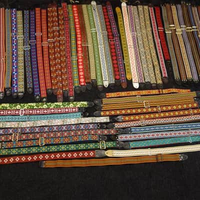 Vintage 60/70s guitar strap Japan Ace Style #23 image 7
