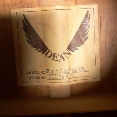 Dean Studio S Deluxe VS (Vintage Sunburst) Acoustic Guitar, Solid Spruce Top, Mahogany, Bag image 6