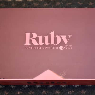 Universal Audio Ruby ’63 Top Boost Amplifier 2022 - Present - Ruby / Silver image 2