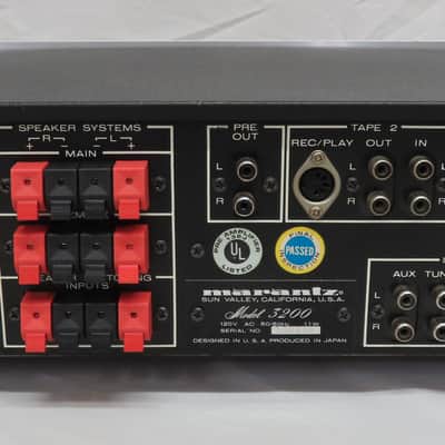 Vintage Marantz 3200 Stereo Control Console - Preamplifier - Preamp image 6