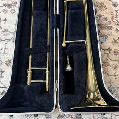 Yamaha YSL-354 Standard Trombone 2010s - Lacquered Brass image 2