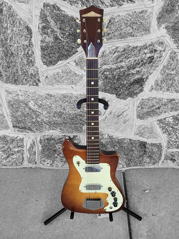 Kay K102 Vanguard II Double Pickup Electric Guitar, Early 60's image 1
