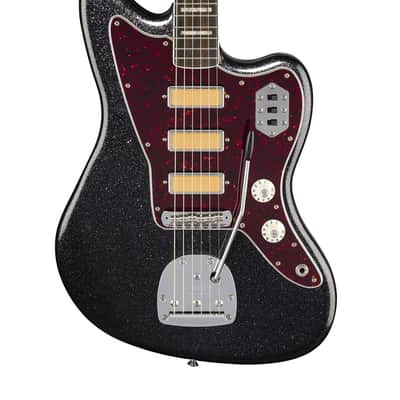 Fender Limited-Edition FSR Gold Foil Jazzmaster -Black Sparkle Limited-Ed image 3