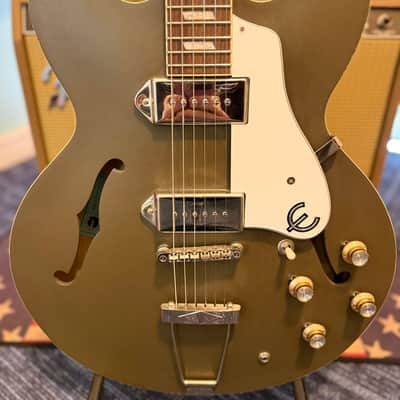 Epiphone Casino Semi Hollowbody Electric, Satin Olive Drab - Pre Owned image 2