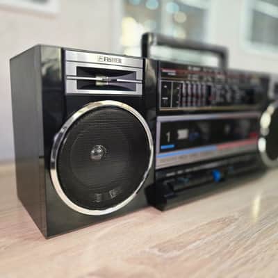 Fisher PH-W702K Rare Vintage Cassete Deck Boombox Japan Warranty Never Used 1988 image 5