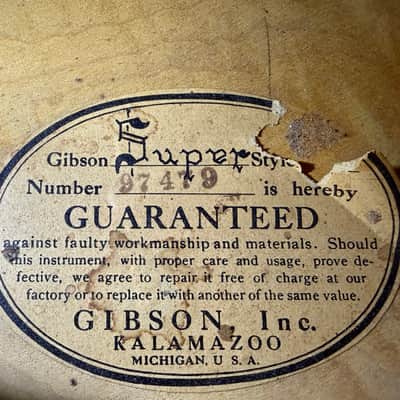 1942 Gibson Super 400 PN (Premier Natural) image 15