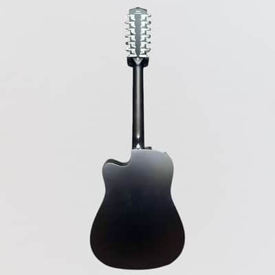 Alvarez AD60CE 12 String Dreadnought Acoustic Electric Guitar - Black image 10