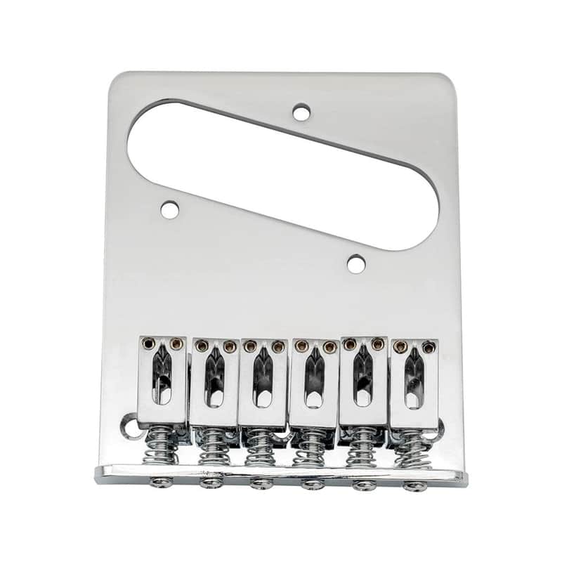 Telecaster Style Saddle Bridge, Chrome image 1