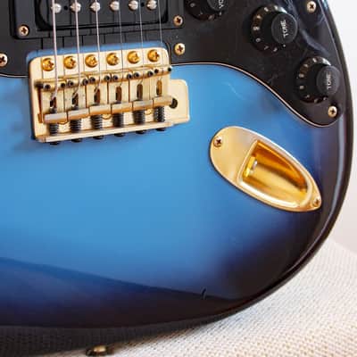 Used Yamaha ST535RX 80s MIJ Strat HSS Blueburst image 7