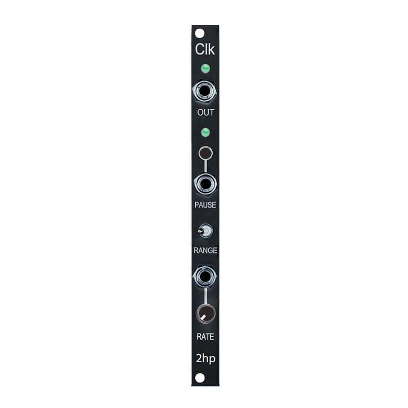 2hp CLK Eurorack Clock Module (Black) image 1