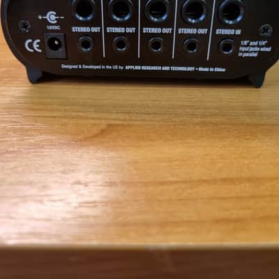 ART Headamp 4 8 Output Stereo Headphone Amplifier 2018 - Present - Black image 3