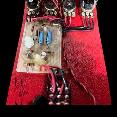 Fulltone '69 2000s with NKT275 Transistors - Red X9296 image 9