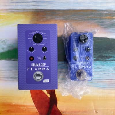 Flamma FC01 Drum Loop 2021 - Present - Purple electric guitar drum loop effect pedal percussion, drum synthesizer image 14