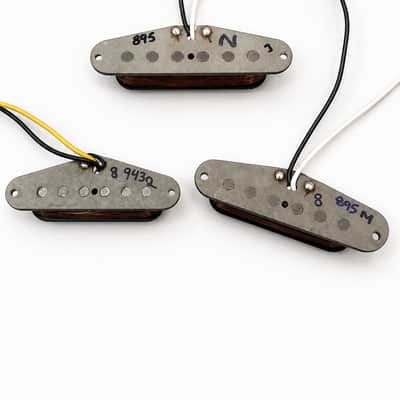 Fender Vintera ‘60s Stratocaster Pickup Set 2020s - Aged White image 3