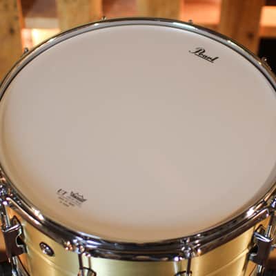 Pearl 14x8 Primal Brass Snare Drum - PSC1480B image 4