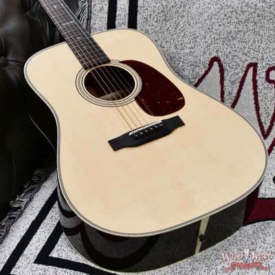 Collings D Serise Dreadnought D2H Sitka Spruce Top East Indian Rosewood Back & Sides 42 Style Snowflake Inlays Natural 4.75 LBS image 8
