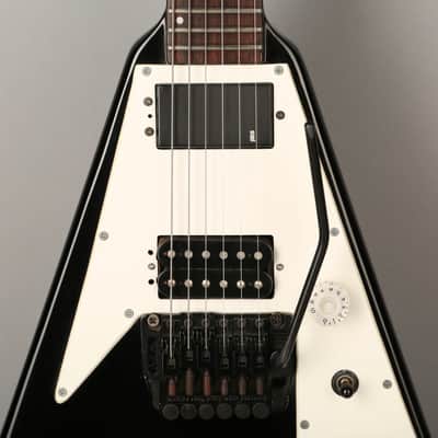 Epiphone Flying V Floyd Rose - 1989 Korea - MIK - Black Metallic w/HSC image 3