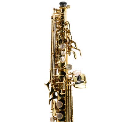 Yanagisawa SWO10 Professional Bb Soprano Saxophone in Gold Lacquer SN 00409374 image 3