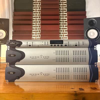 2x Digidesign 192 I/O with 3x Analogue Input and 2x Analogue Output Cards + 1 Digidesign Sync I/O 2000s - Silver image 2