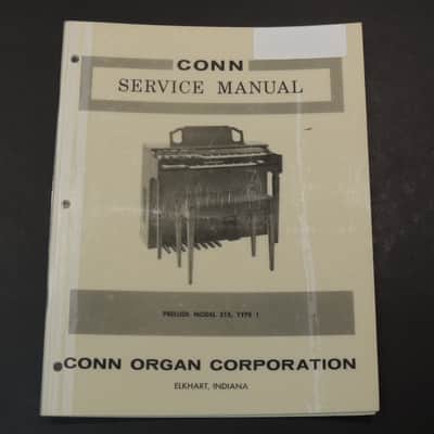 Conn Prelude Model 315 Type 1 Service Manual [Three Wave Music] image 1