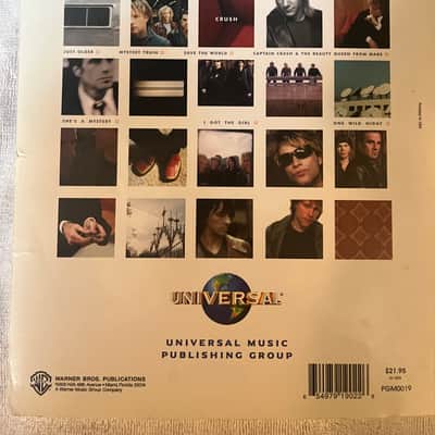 Bon Jovi - Crush - Guitar Tab / Tablature Book Richie Sambora image 2