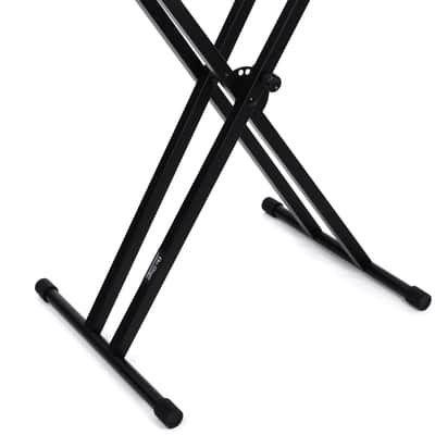 On-Stage KS7171 Double-X Keyboard Stand with Bolted Attachment image 1