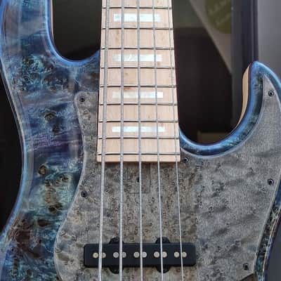 Sivcak Bass OSC II Custom Ocean Turquoise Burst image 5